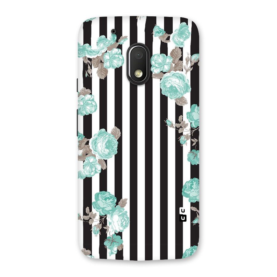 Stripes Bloom Back Case for Moto G4 Play