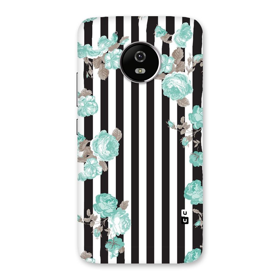 Stripes Bloom Back Case for Moto G5