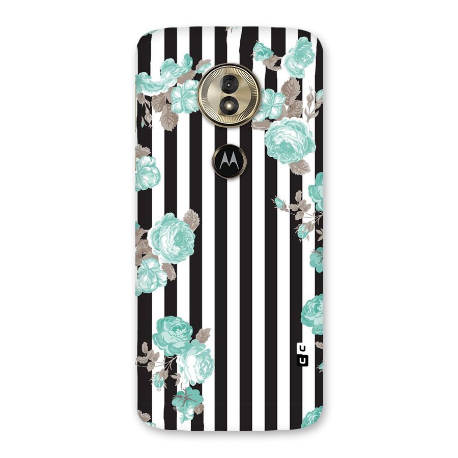Stripes Bloom Back Case for Moto G6 Play