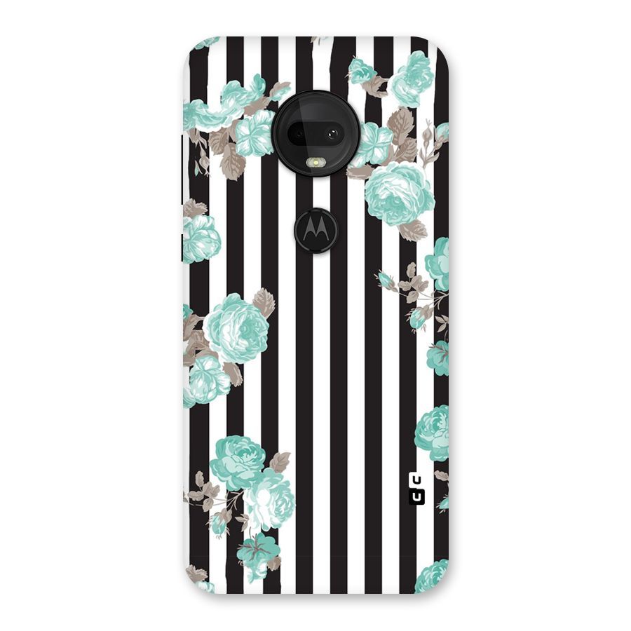 Stripes Bloom Back Case for Moto G7
