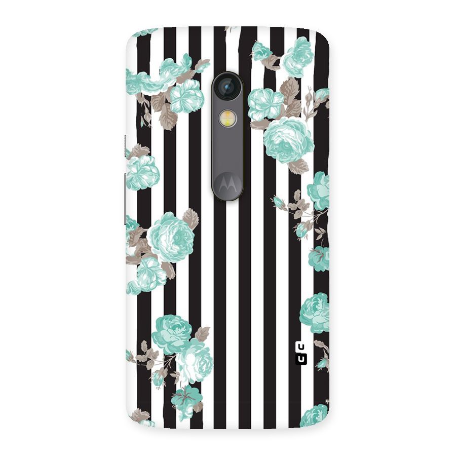Stripes Bloom Back Case for Moto X Play