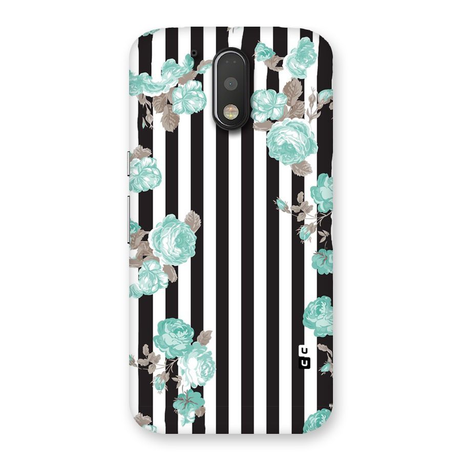 Stripes Bloom Back Case for Motorola Moto G4 Plus
