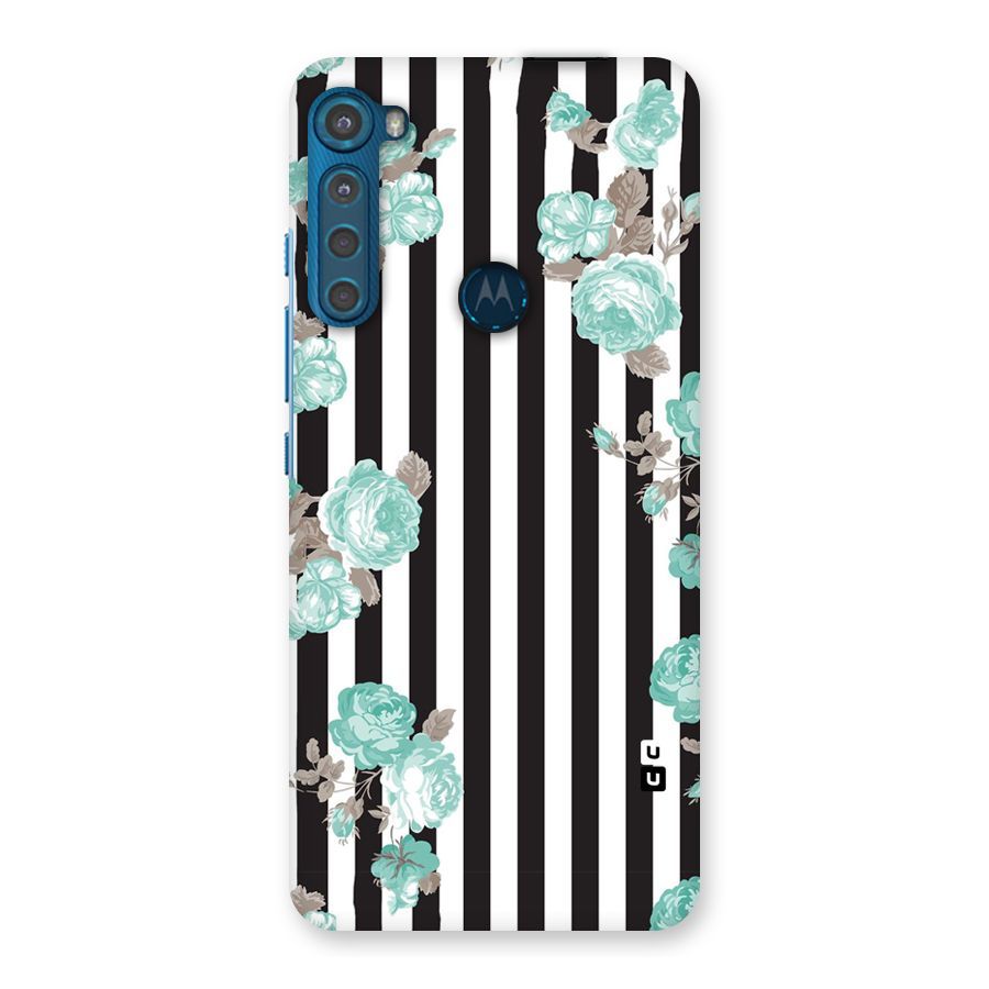 Stripes Bloom Back Case for Motorola One Fusion Plus