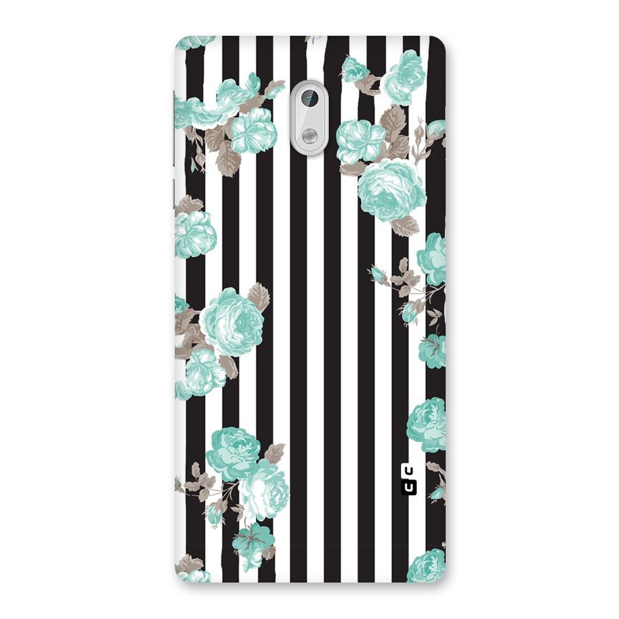 Stripes Bloom Back Case for Nokia 3