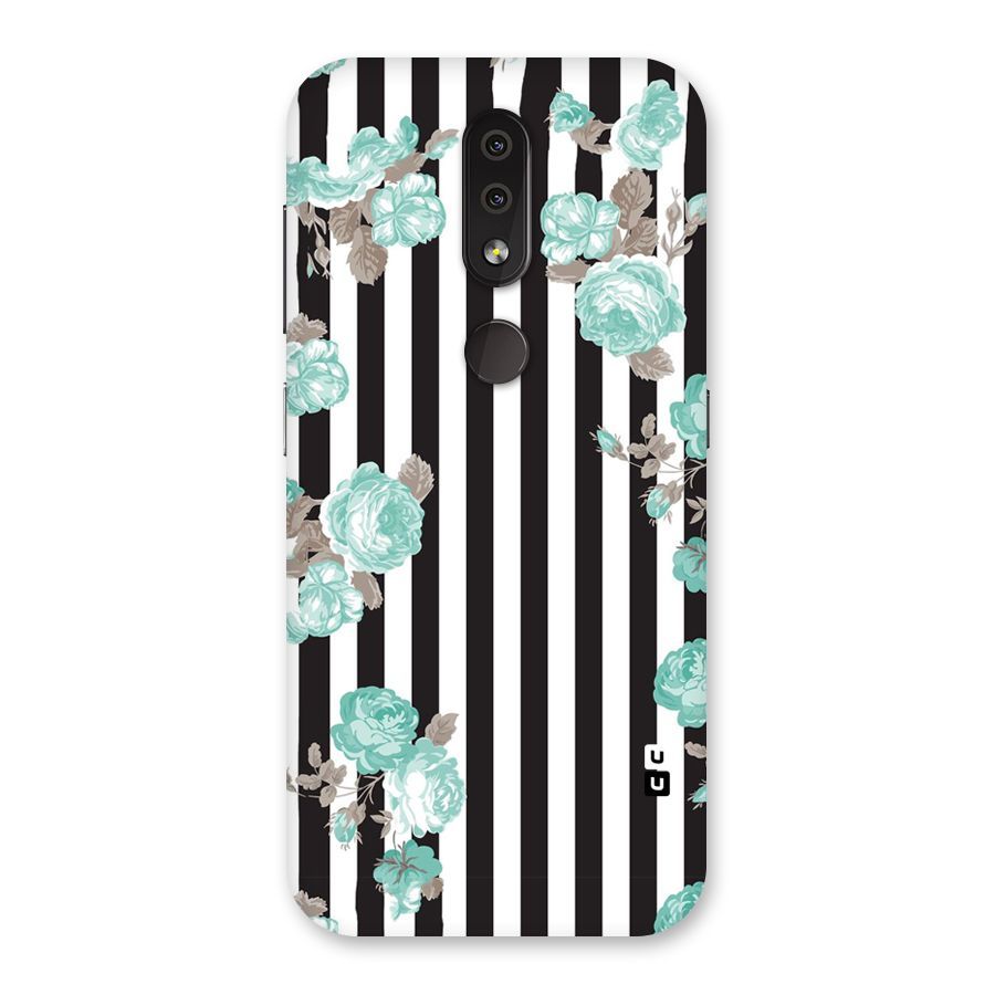 Stripes Bloom Back Case for Nokia 4.2