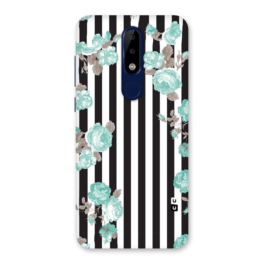 Stripes Bloom Back Case for Nokia 5.1 Plus