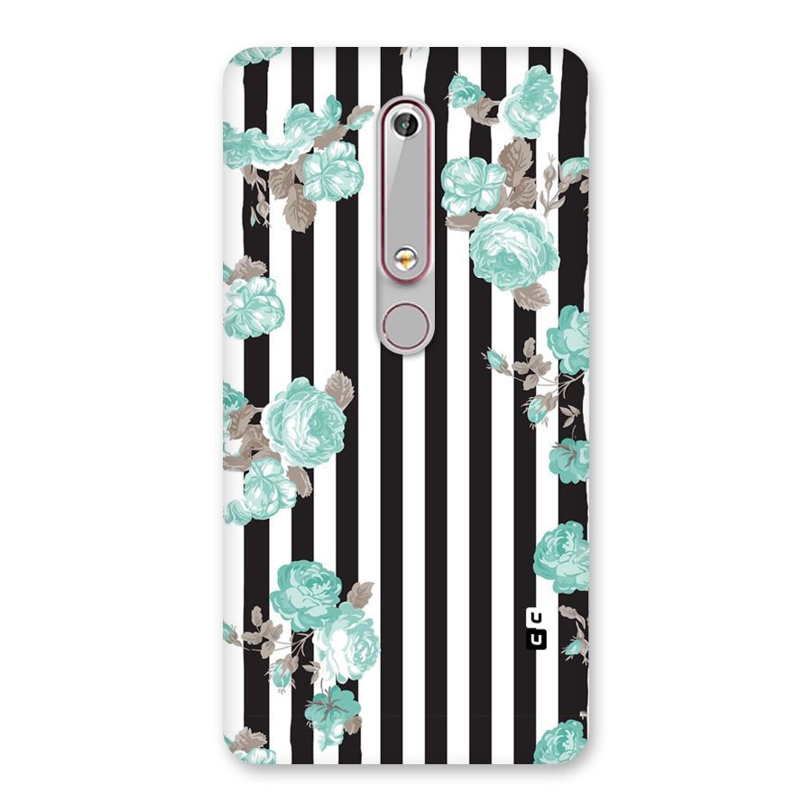 Stripes Bloom Back Case for Nokia 6.1