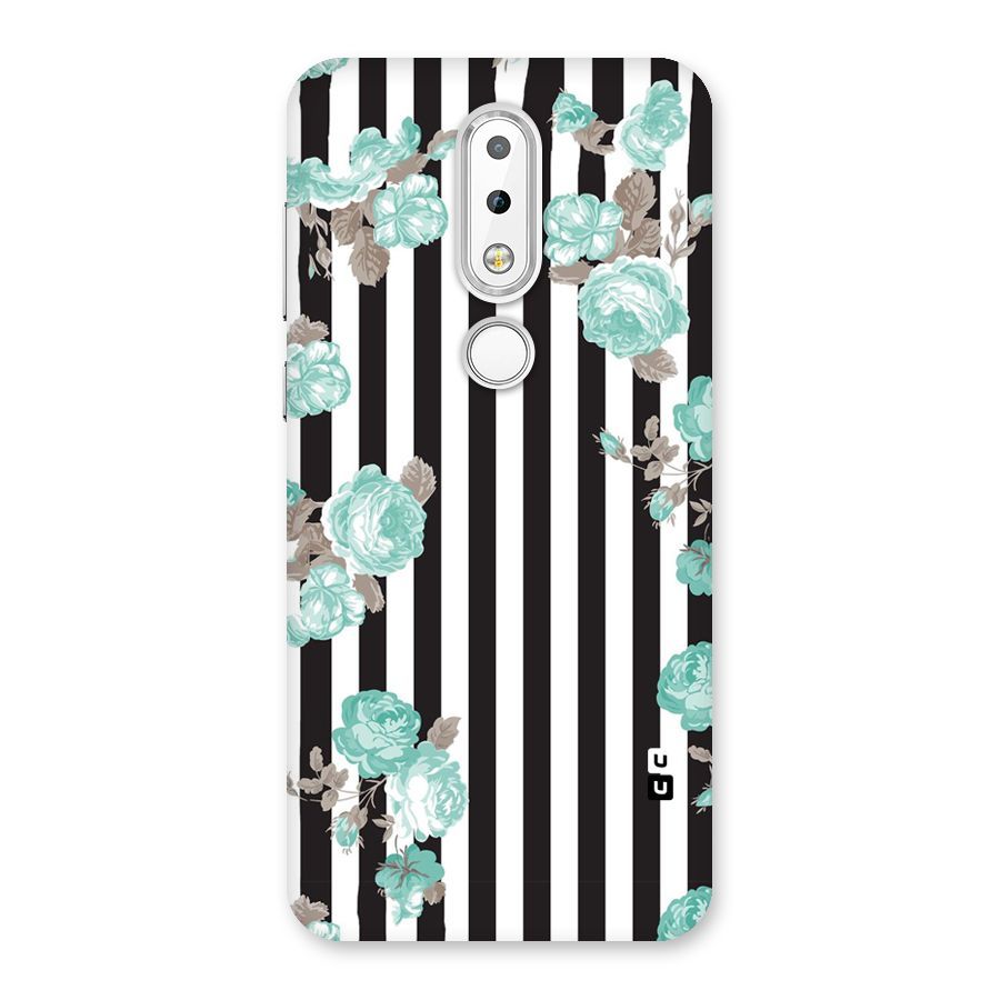 Stripes Bloom Back Case for Nokia 6.1 Plus