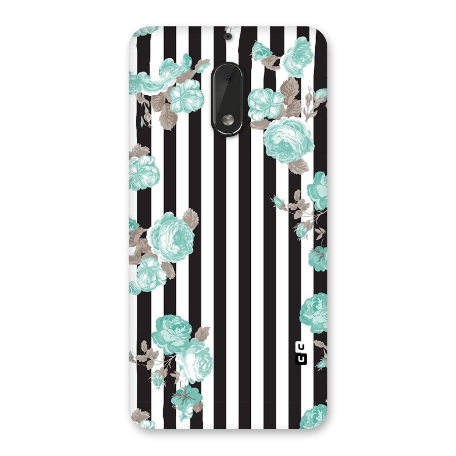 Stripes Bloom Back Case for Nokia 6