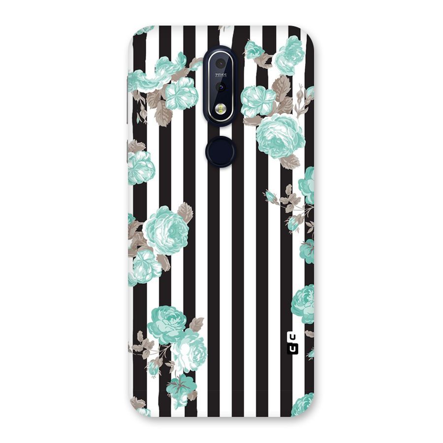 Stripes Bloom Back Case for Nokia 7.1