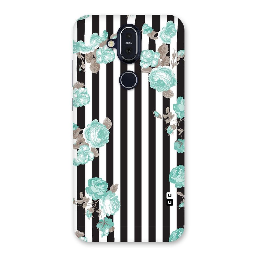 Stripes Bloom Back Case for Nokia 8.1