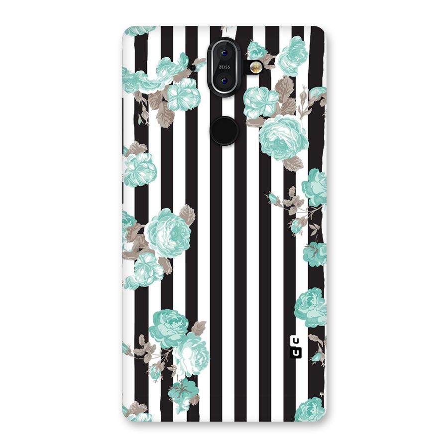Stripes Bloom Back Case for Nokia 8 Sirocco