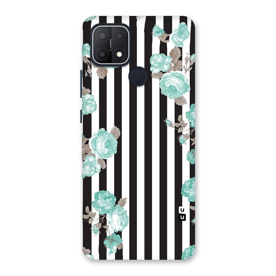 Stripes Bloom Back Case for Oppo A15s