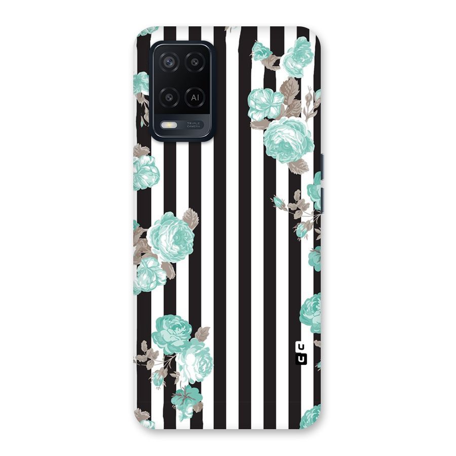 Stripes Bloom Back Case for Oppo A54