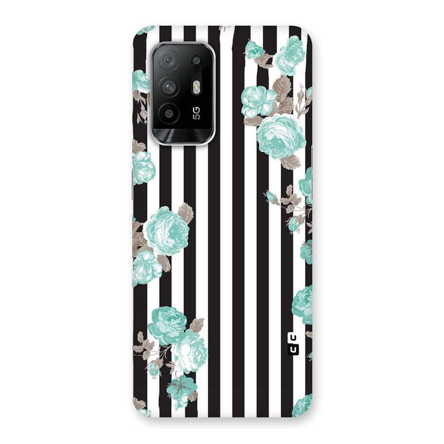 Stripes Bloom Back Case for Oppo F19 Pro Plus 5G