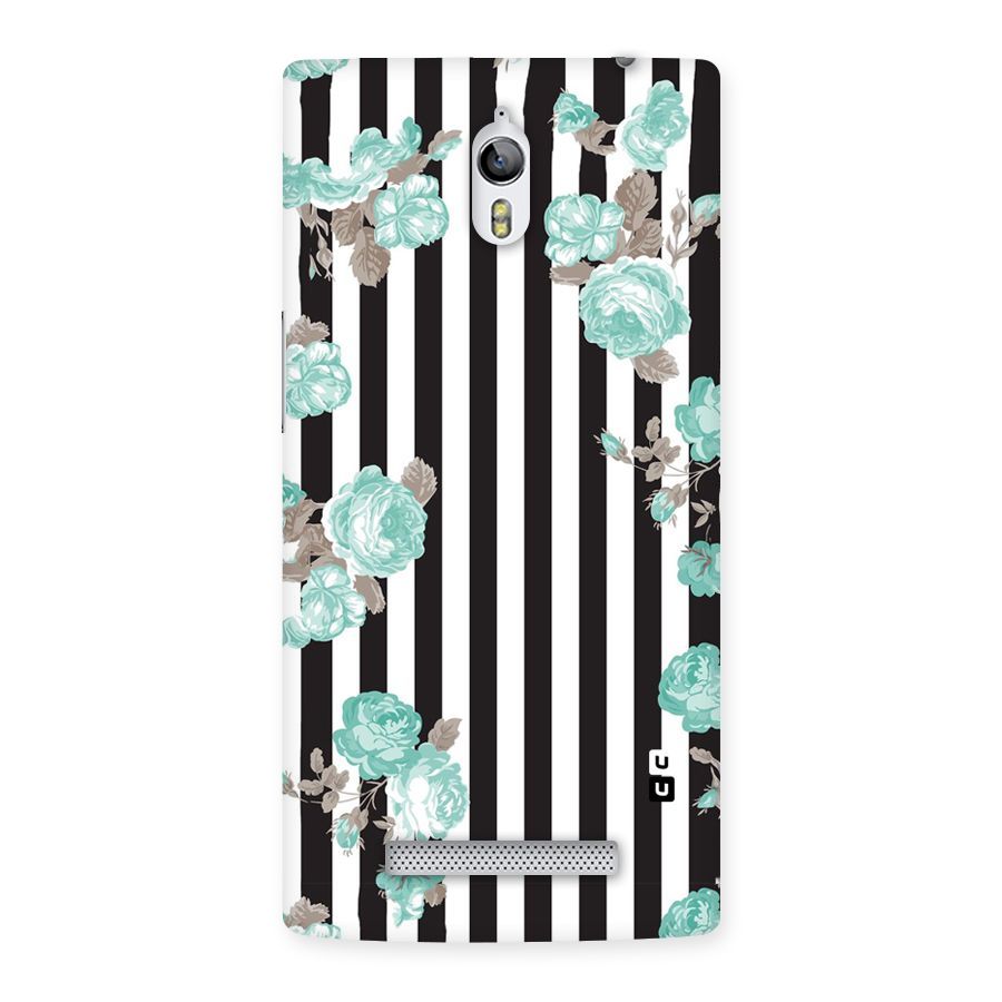Stripes Bloom Back Case for Oppo Find 7