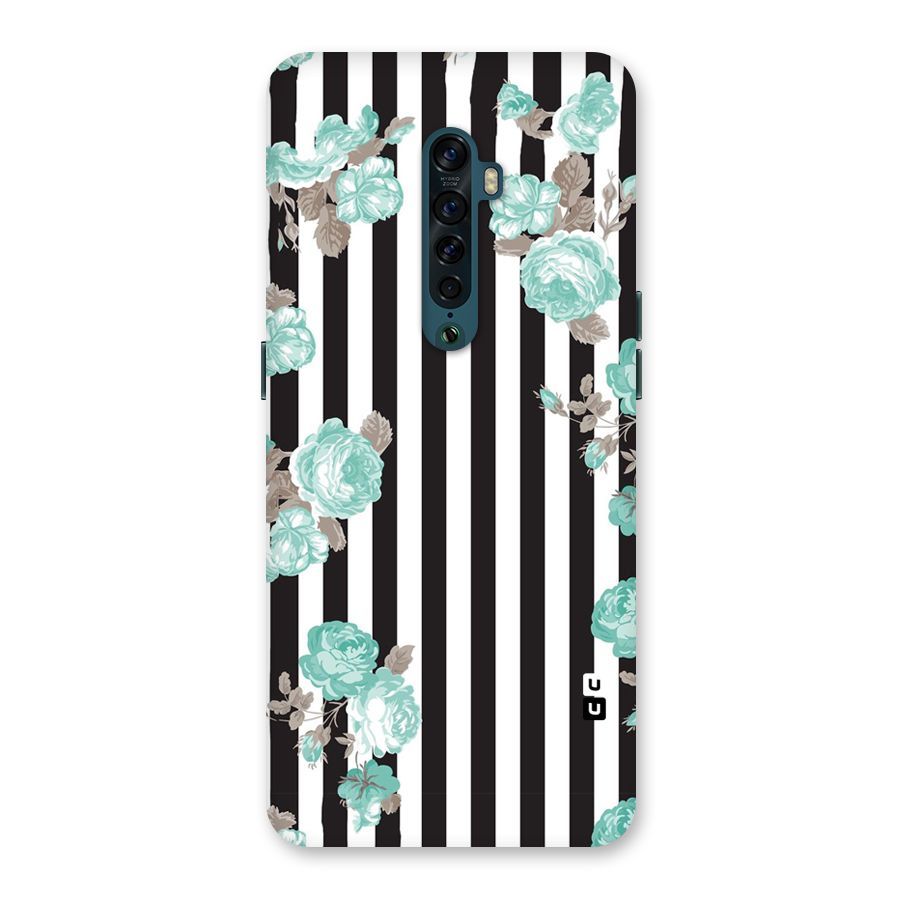 Stripes Bloom Back Case for Oppo Reno2