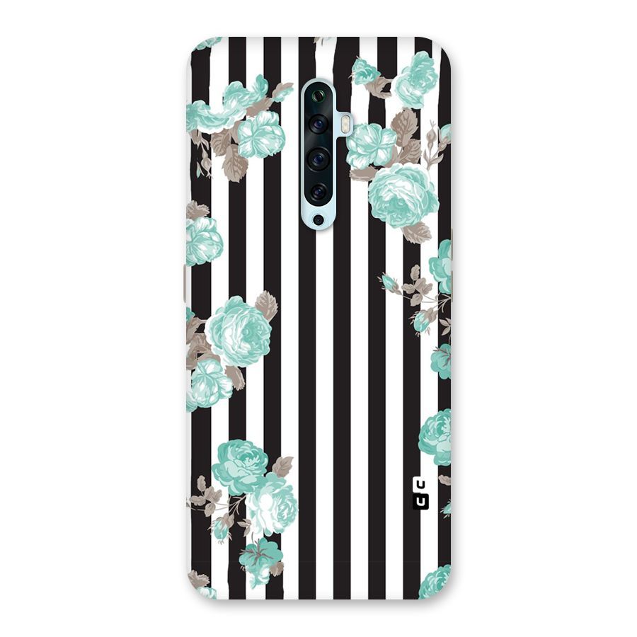 Stripes Bloom Back Case for Oppo Reno2 F