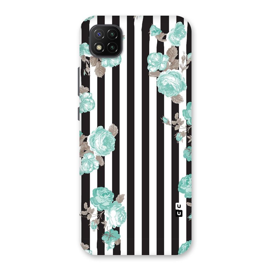 Stripes Bloom Back Case for Poco C3