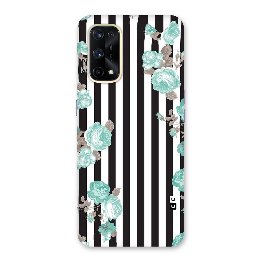 Stripes Bloom Glass Back Case for Realme X7 Pro