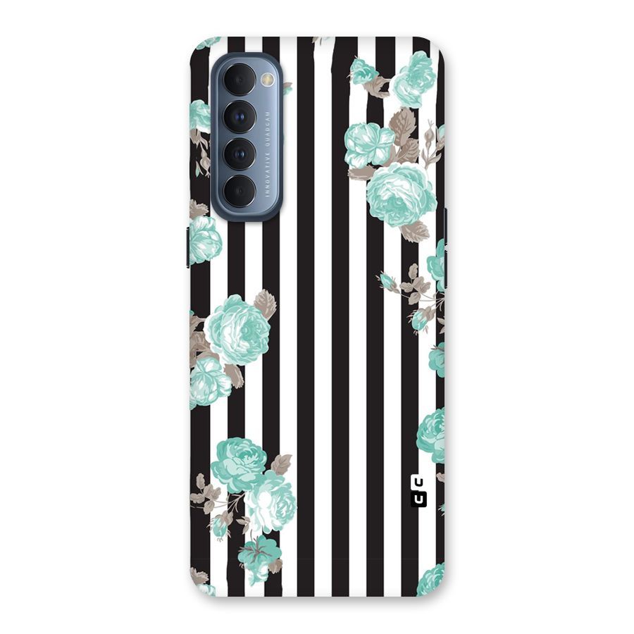 Stripes Bloom Back Case for Reno4 Pro