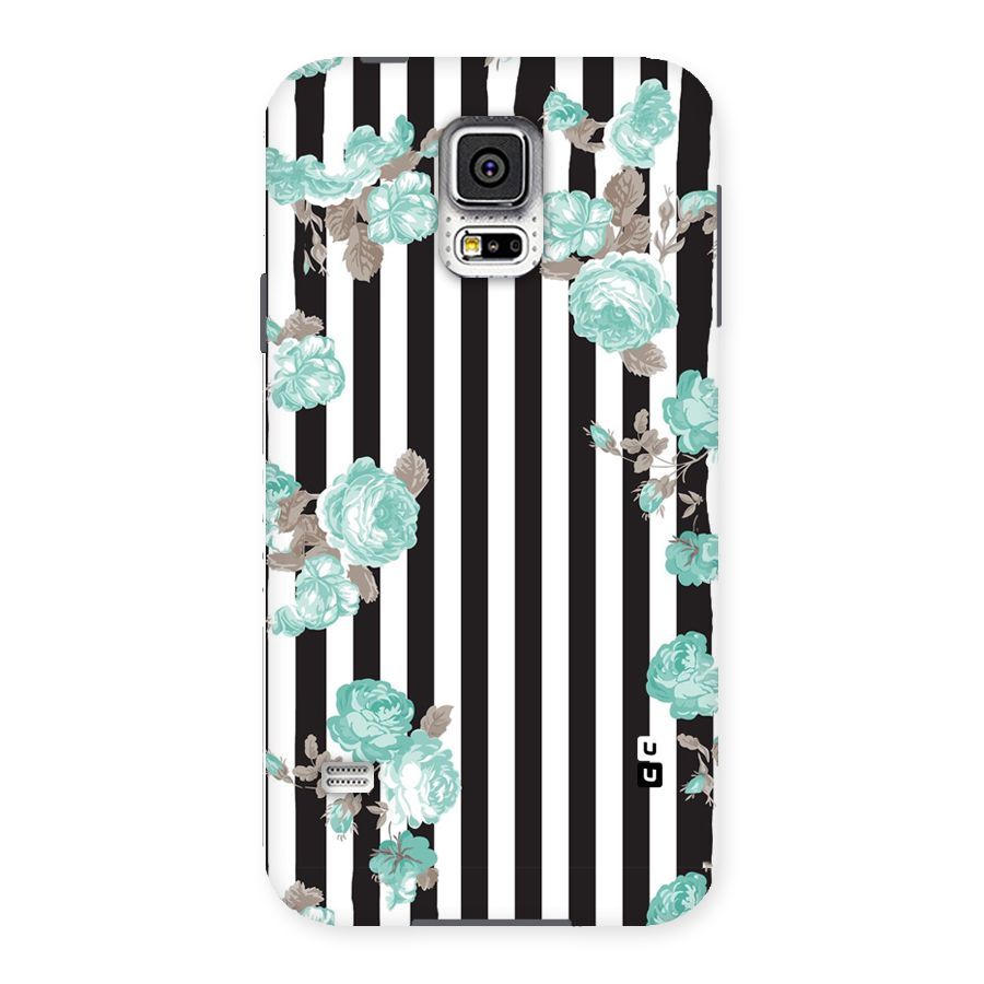 Stripes Bloom Back Case for Samsung Galaxy S5