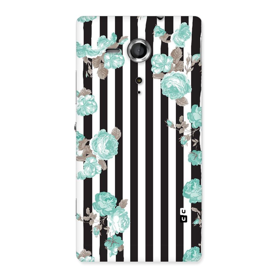 Stripes Bloom Back Case for Sony Xperia SP