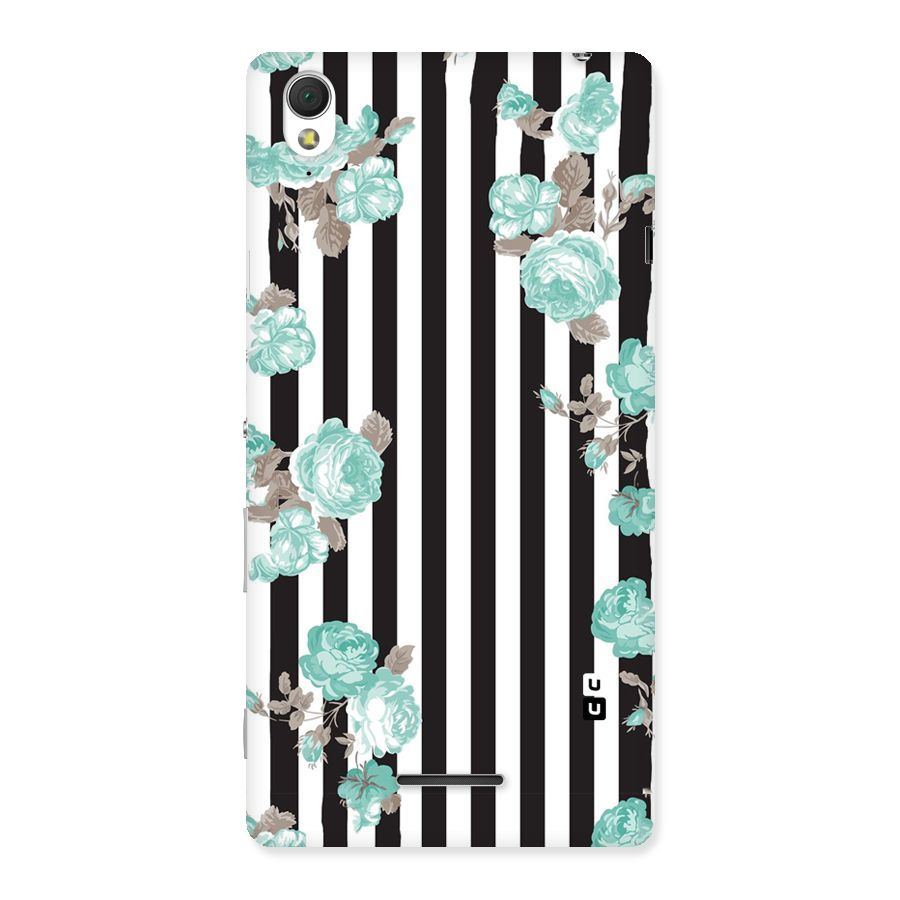 Stripes Bloom Back Case for Sony Xperia T3