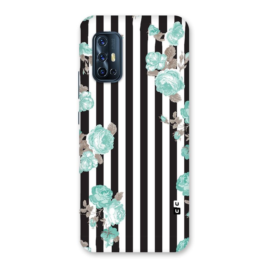 Stripes Bloom Back Case for Vivo V17
