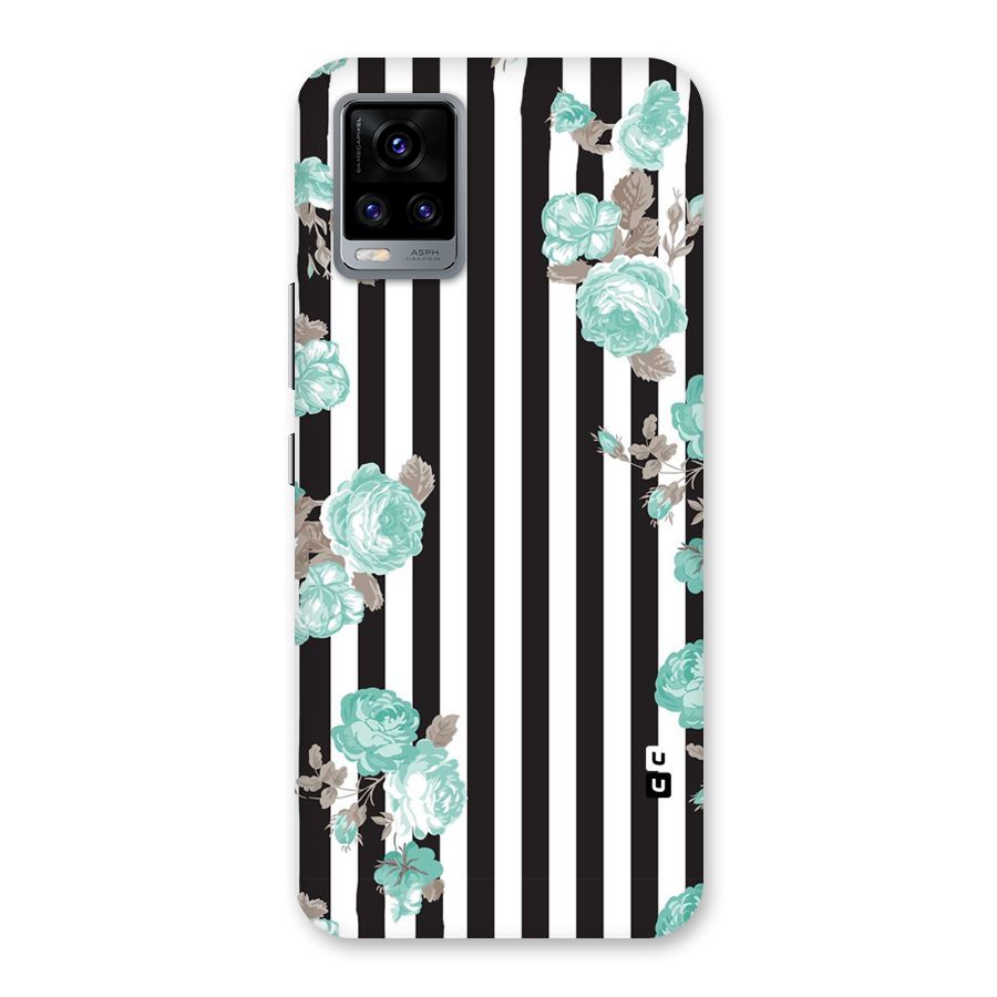 Stripes Bloom Back Case for Vivo V20