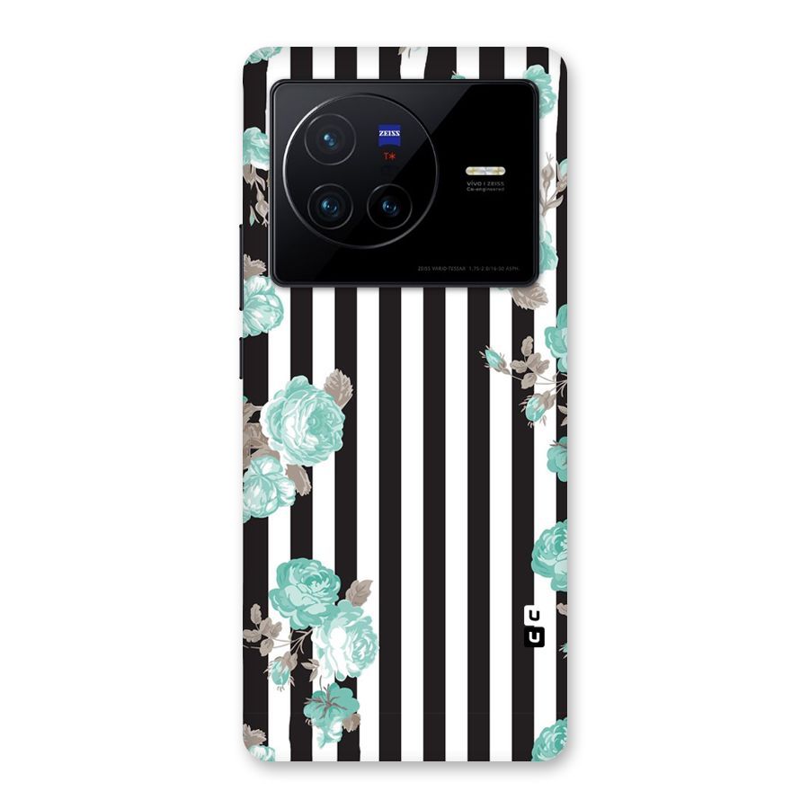 Stripes Bloom Back Case for Vivo X80