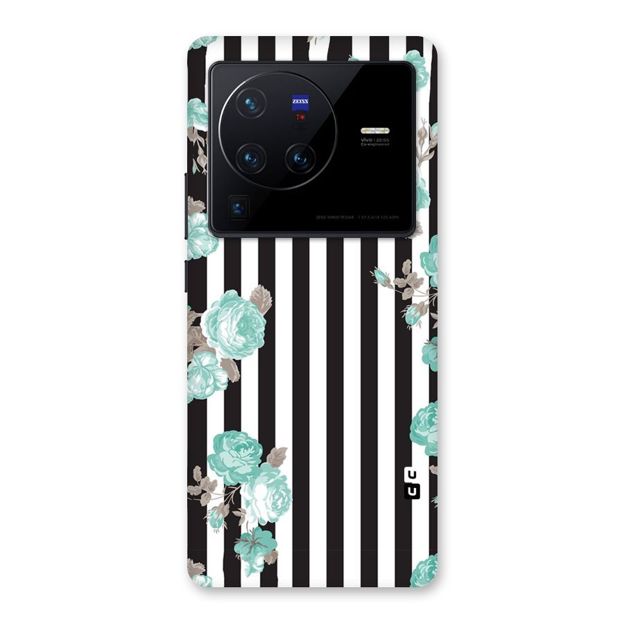 Stripes Bloom Back Case for Vivo X80 Pro