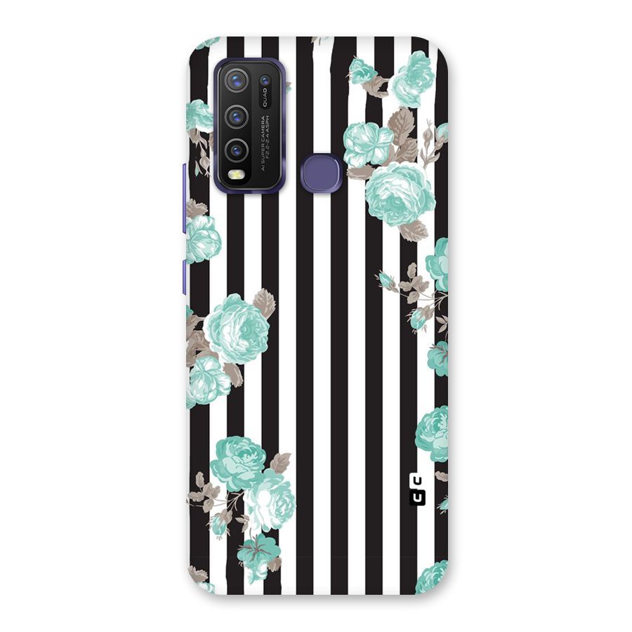 Stripes Bloom Back Case for Vivo Y30