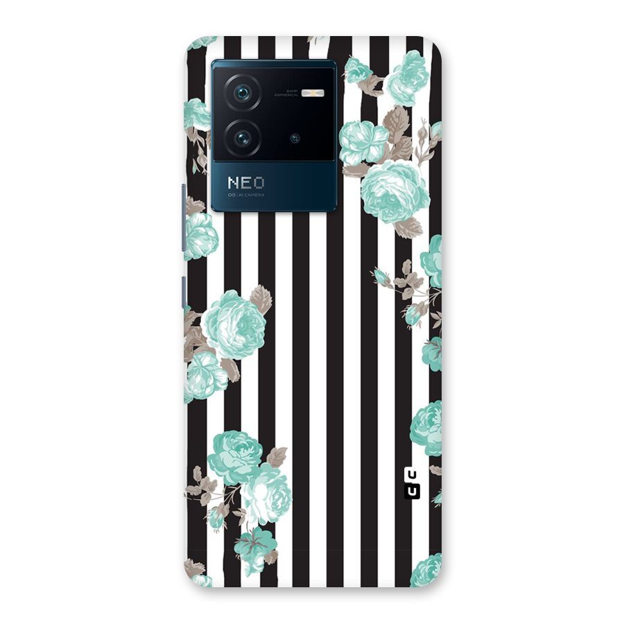 Stripes Bloom Back Case for Vivo iQOO Neo 6 5G