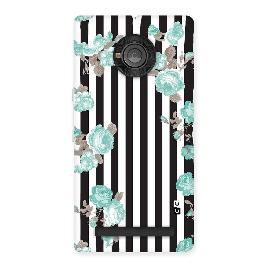 Stripes Bloom Back Case for Yu Yunique