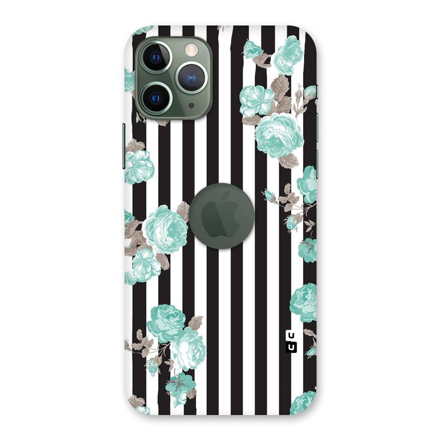 Stripes Bloom Back Case for iPhone 11 Pro Logo  Cut