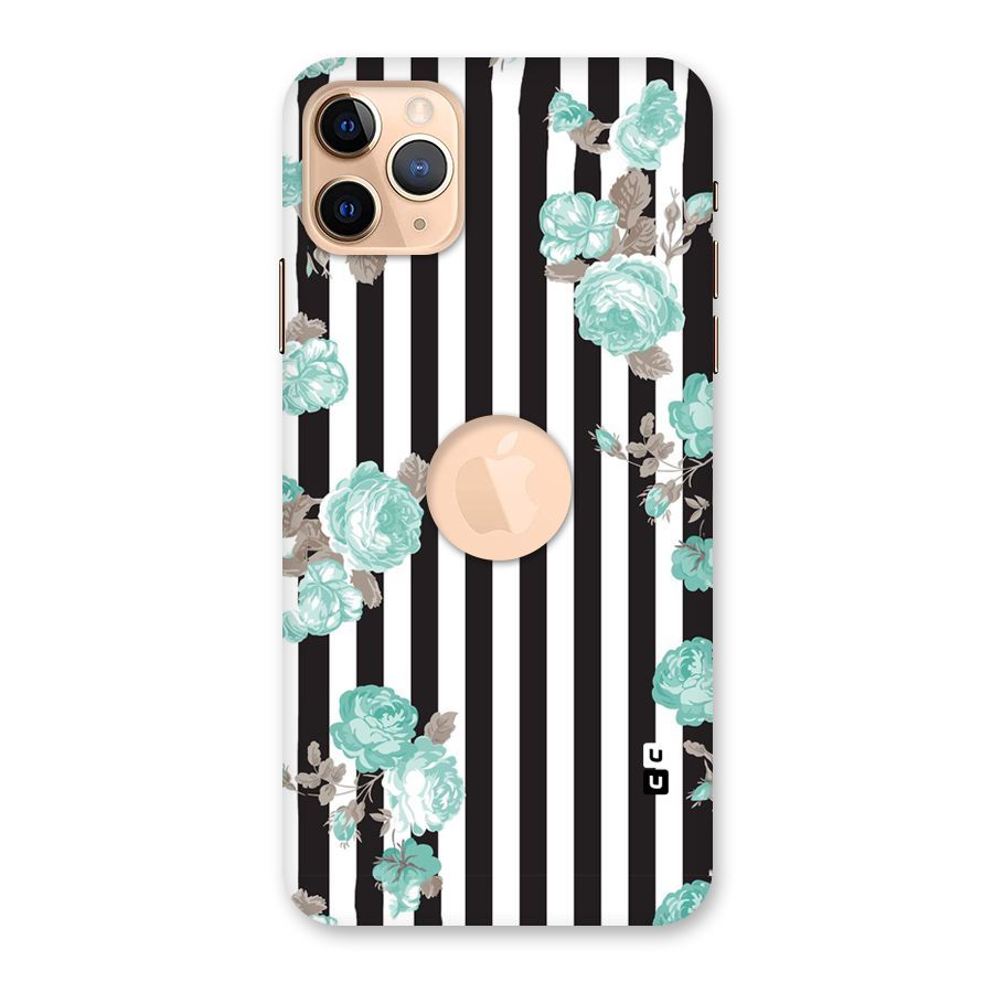 Stripes Bloom Back Case for iPhone 11 Pro Max Logo Cut