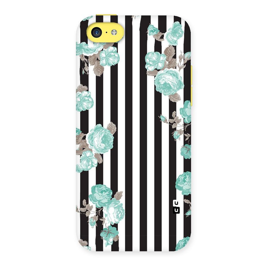 Stripes Bloom Back Case for iPhone 5C
