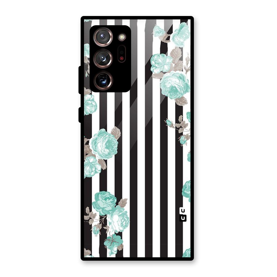 Stripes Bloom Glass Back Case for Galaxy Note 20 Ultra