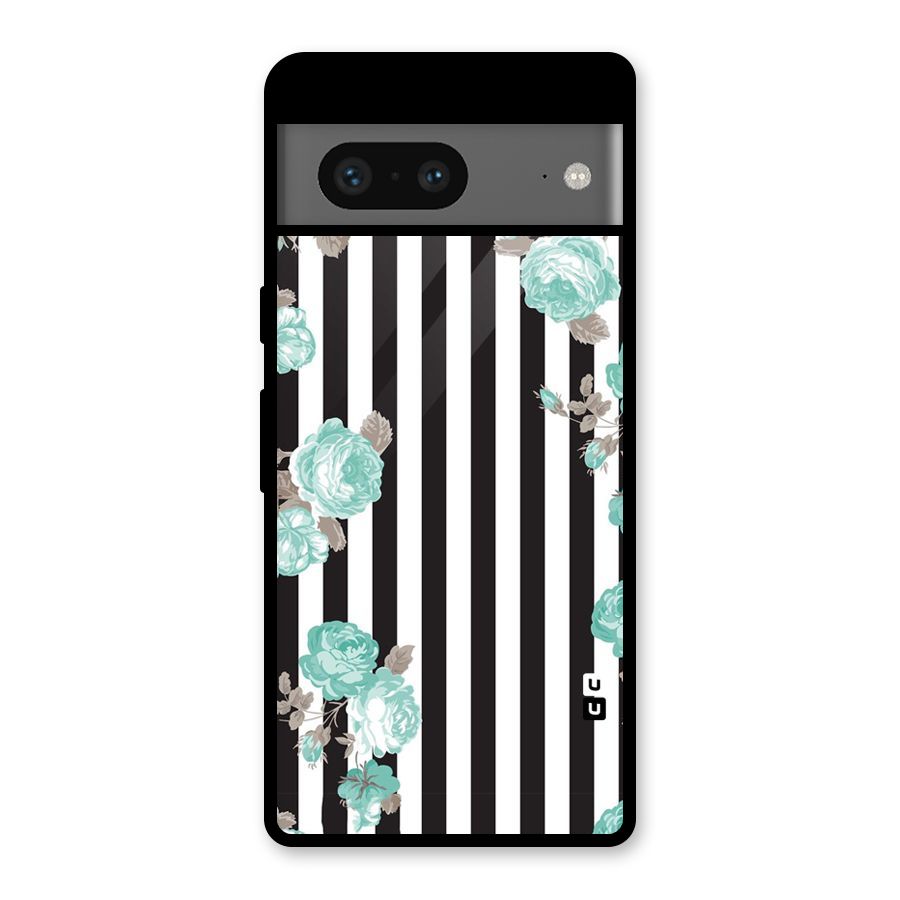 Stripes Bloom Glass Back Case for Google Pixel 7