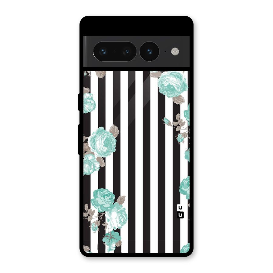 Stripes Bloom Glass Back Case for Google Pixel 7 Pro