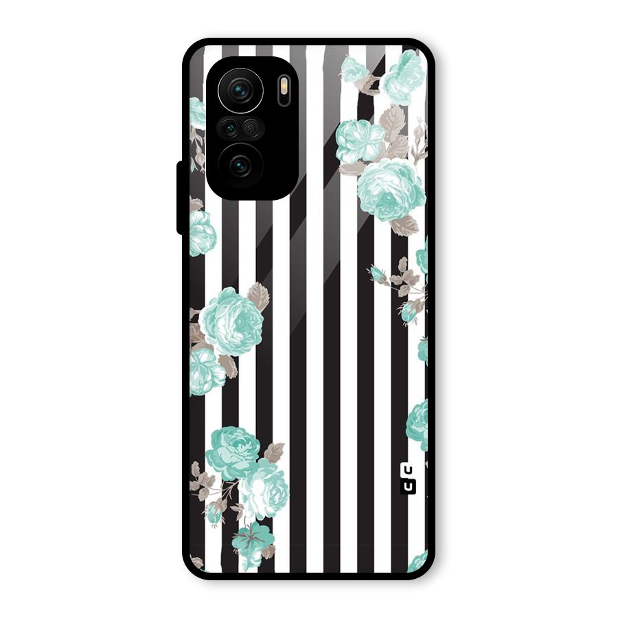 Stripes Bloom Glass Back Case for Mi 11X Pro