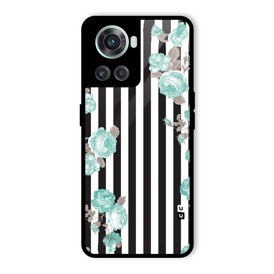 Stripes Bloom Glass Back Case for OnePlus 10R