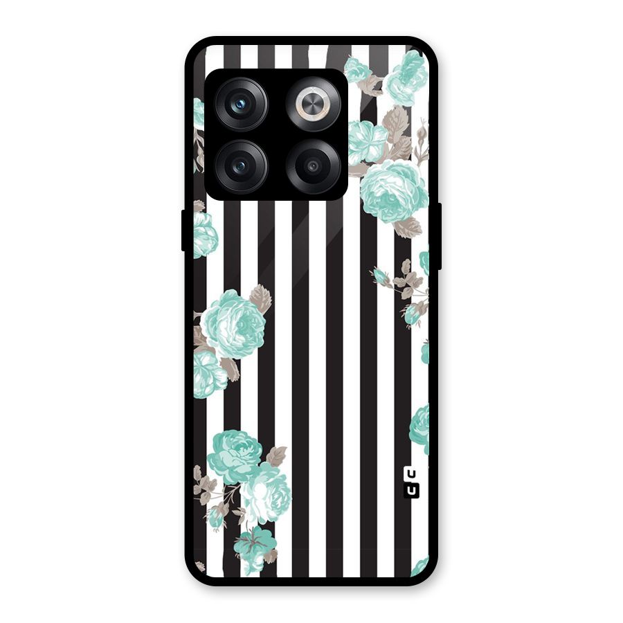 Stripes Bloom Glass Back Case for OnePlus 10T