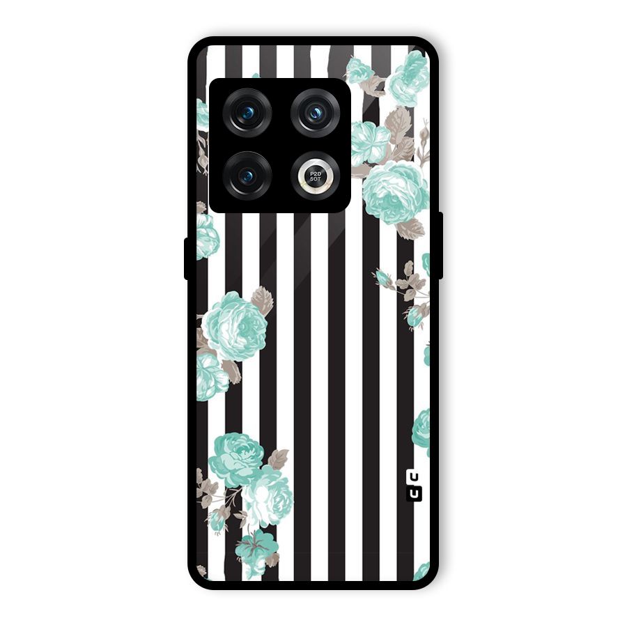 Stripes Bloom Glass Back Case for OnePlus 10 Pro 5G