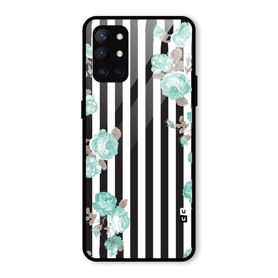 Stripes Bloom Glass Back Case for OnePlus 9R