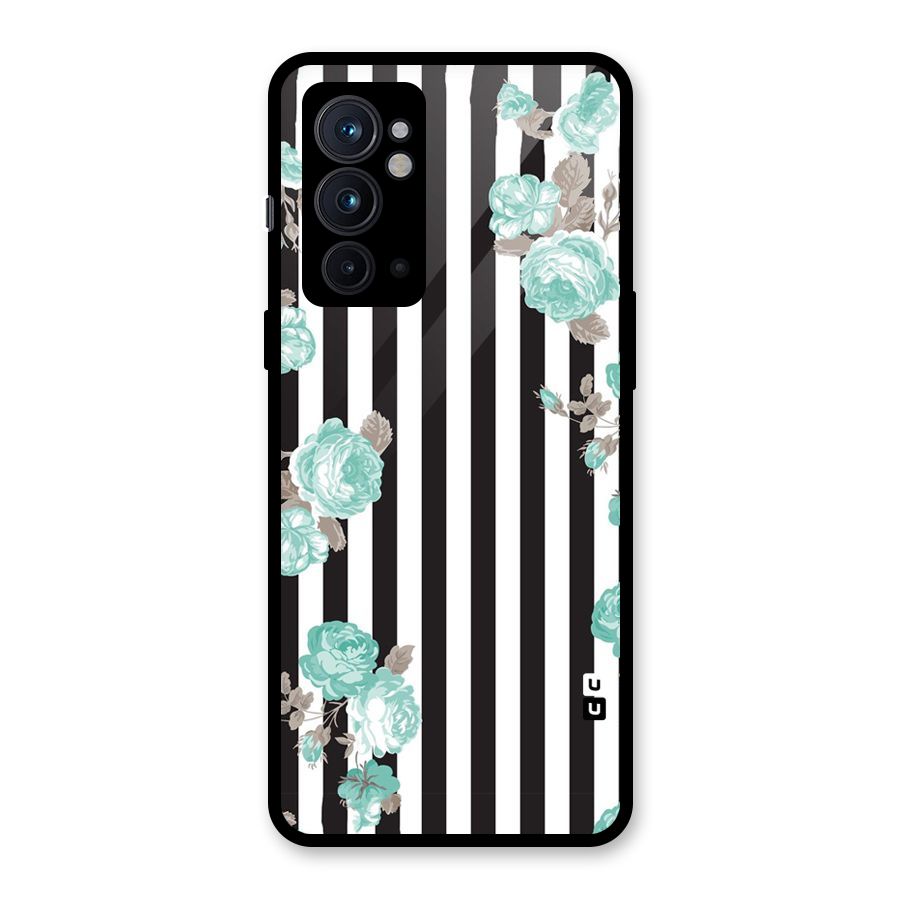 Stripes Bloom Glass Back Case for OnePlus 9RT 5G
