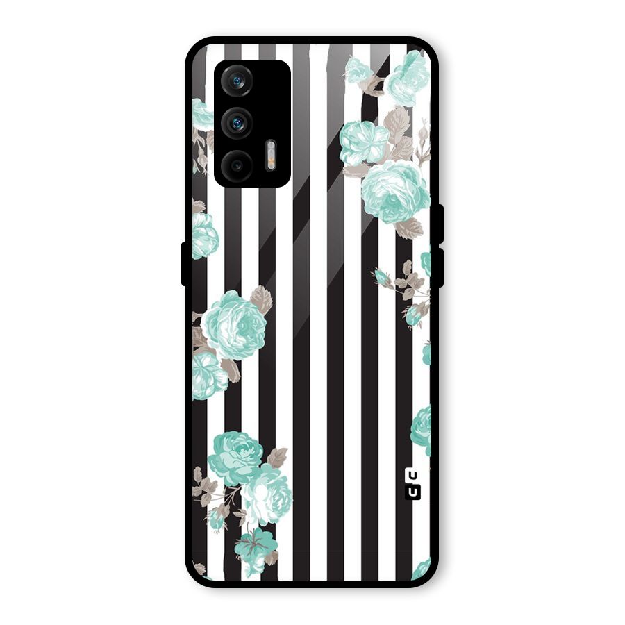 Stripes Bloom Glass Back Case for Realme GT 5G