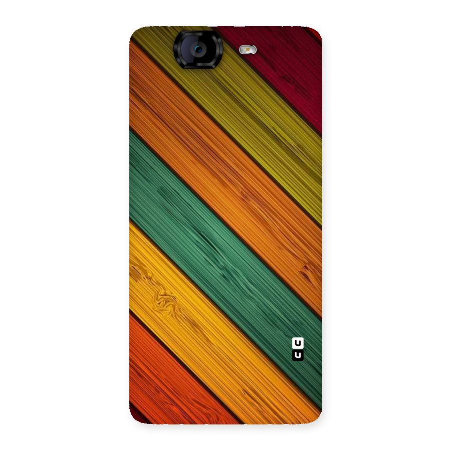 Stripes Classic Design Back Case for Canvas Knight A350