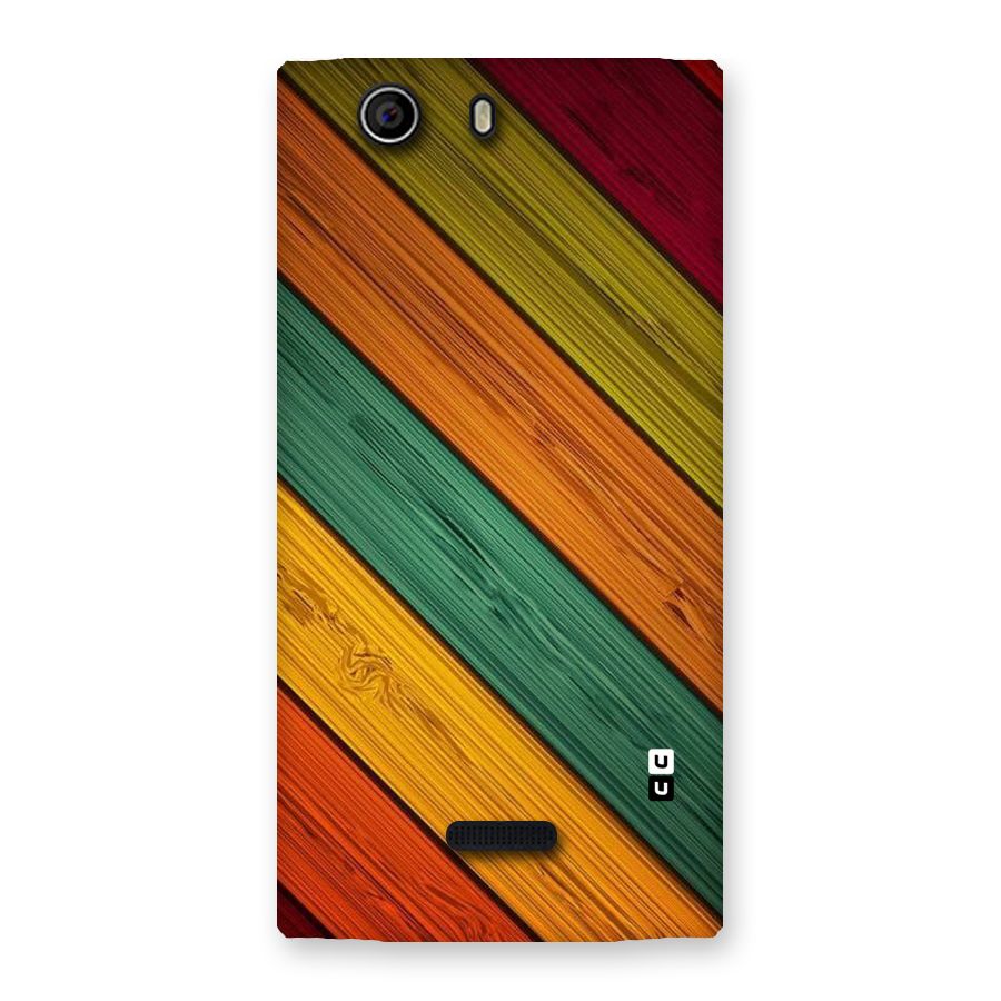 Stripes Classic Design Back Case for Canvas Nitro 2 E311
